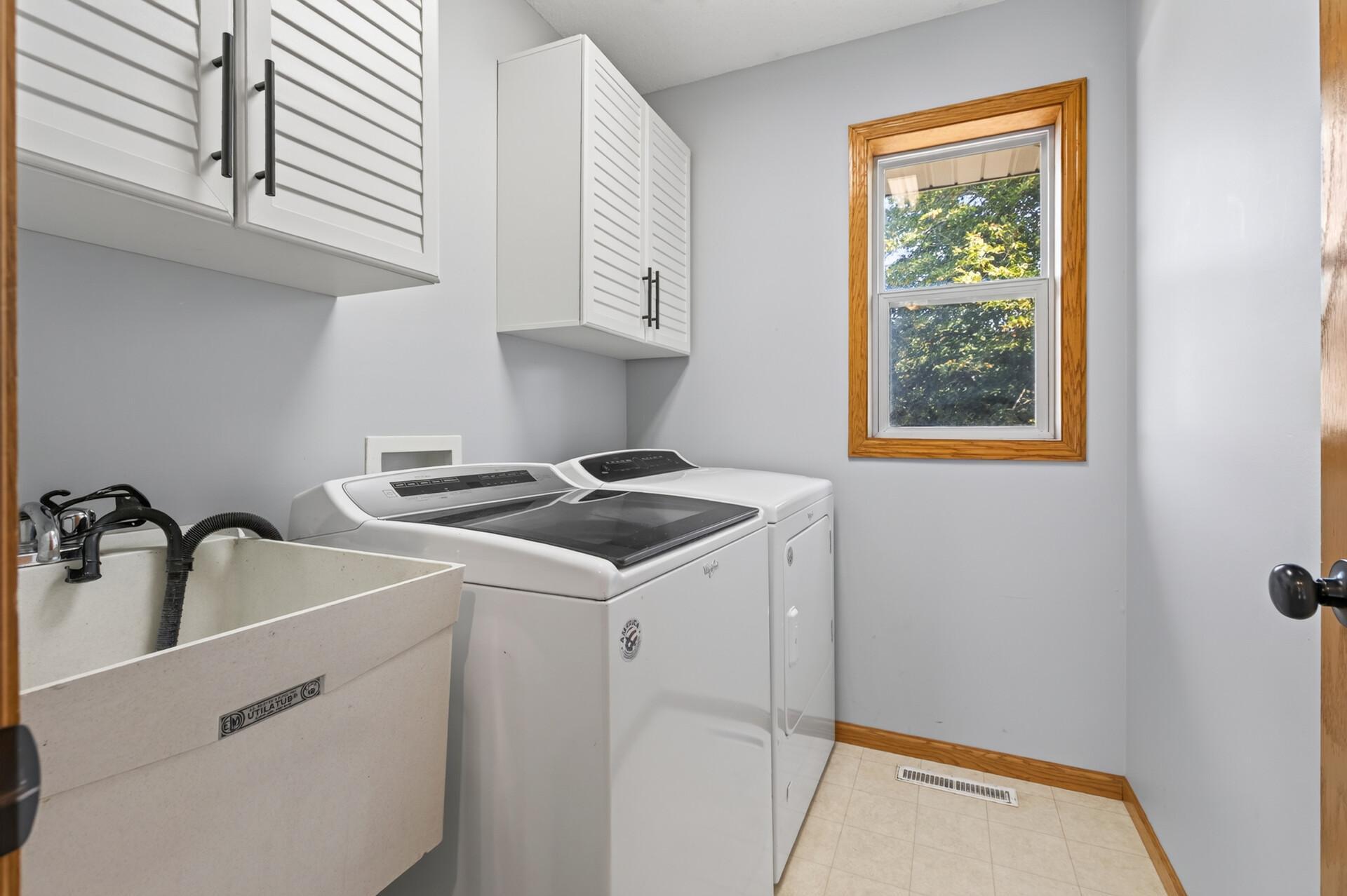Laundry off mudroom