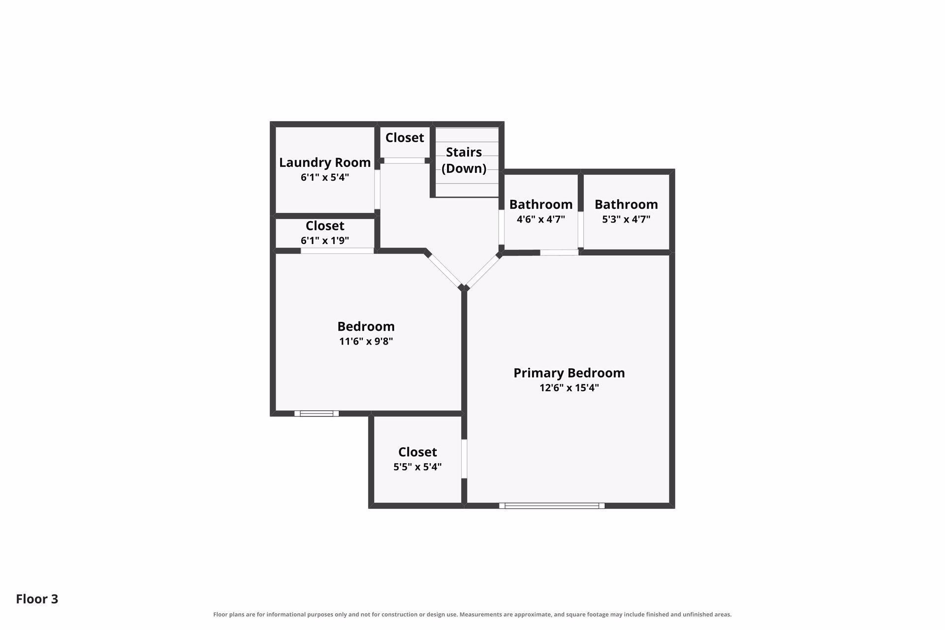 Upper Level Floor Plan
