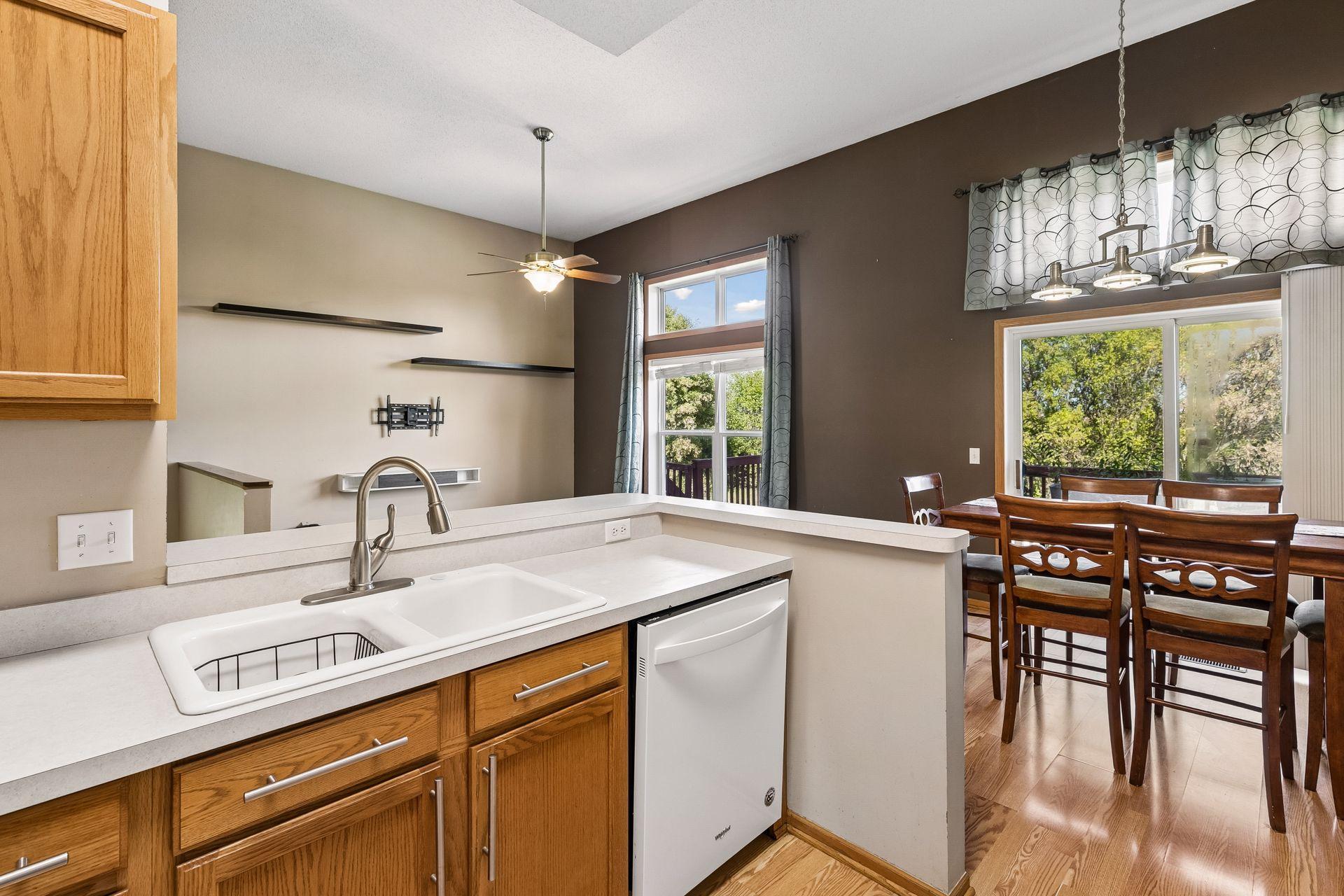 Open view into the Living Room and the Kitchen