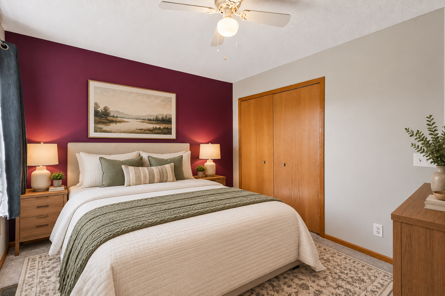 Virtually Staged Bedroom 2