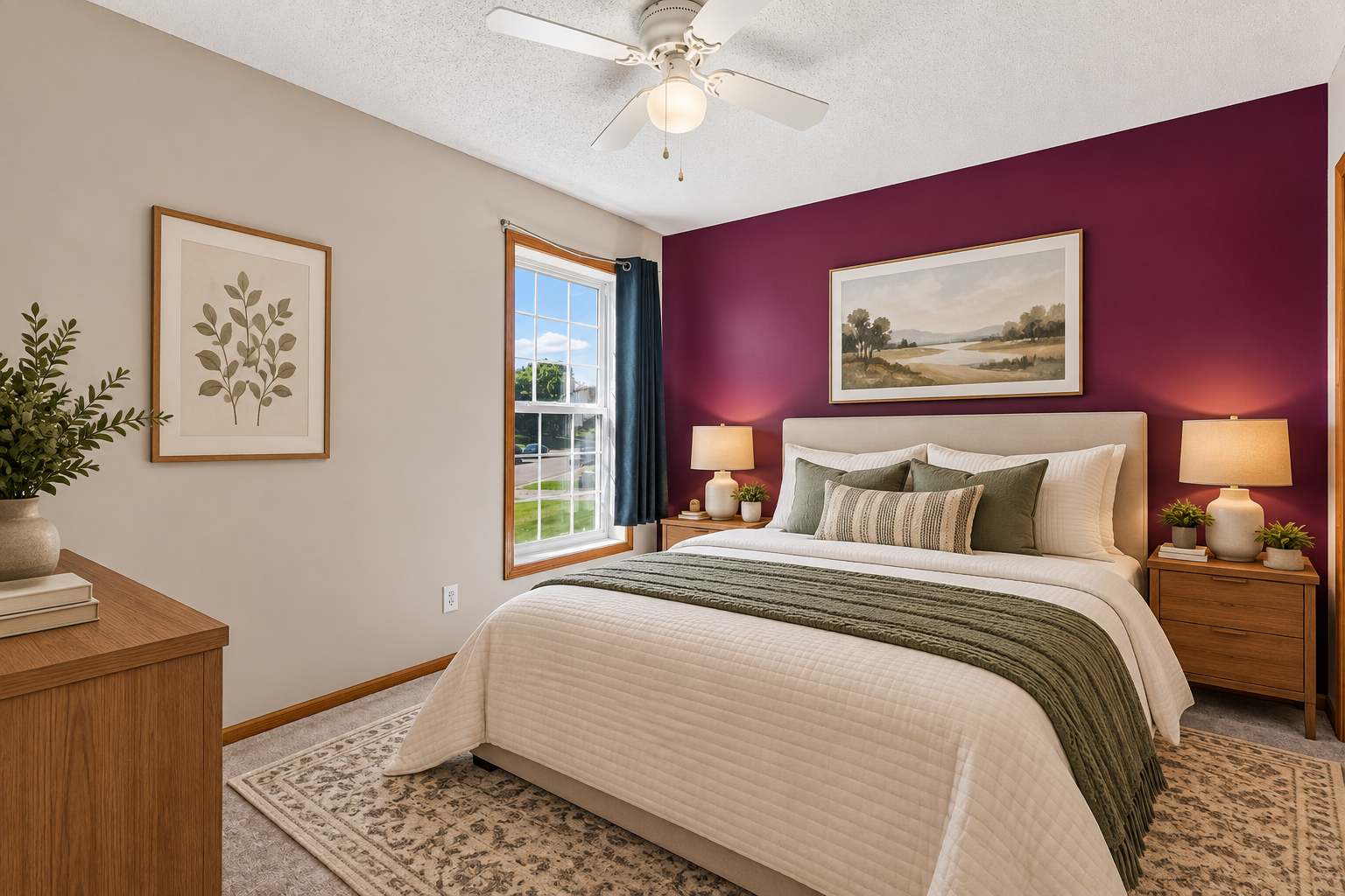Virtually Staged Bedroom 2