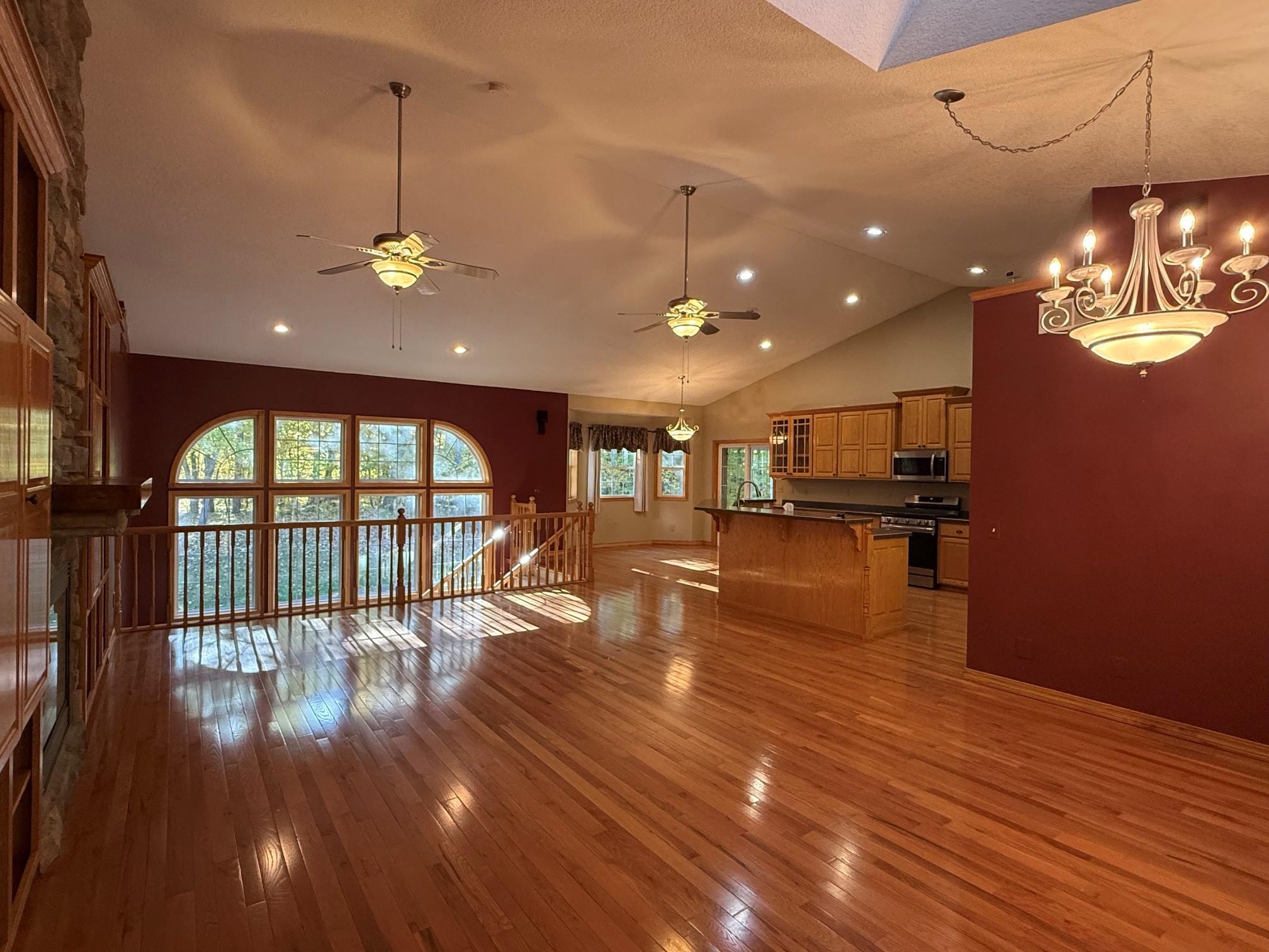 Oak flooring.