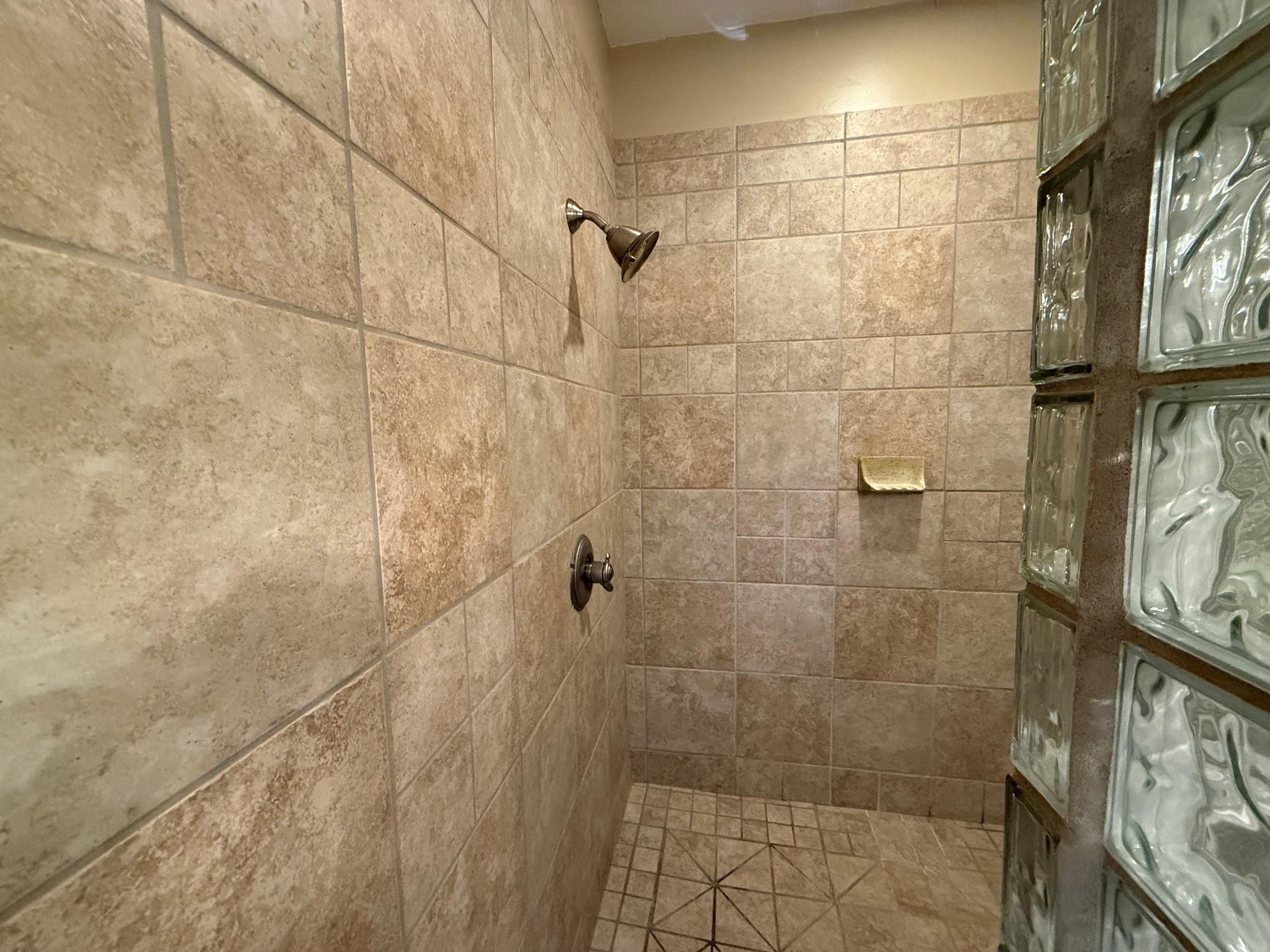 Beautiful Tiled Shower.