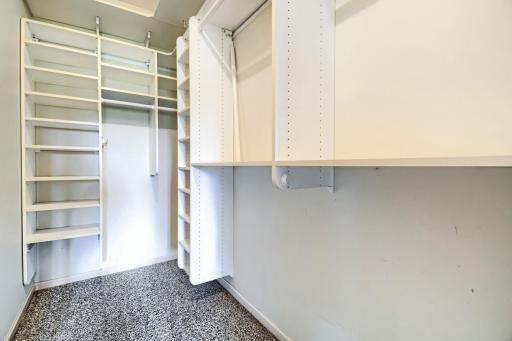 Primary walk-in closet