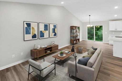 Photo taken of another home with similar plan and finishes. Virtually Staged.