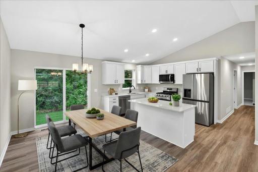 Photo taken of another home with similar plan and finishes. Virtually Staged
