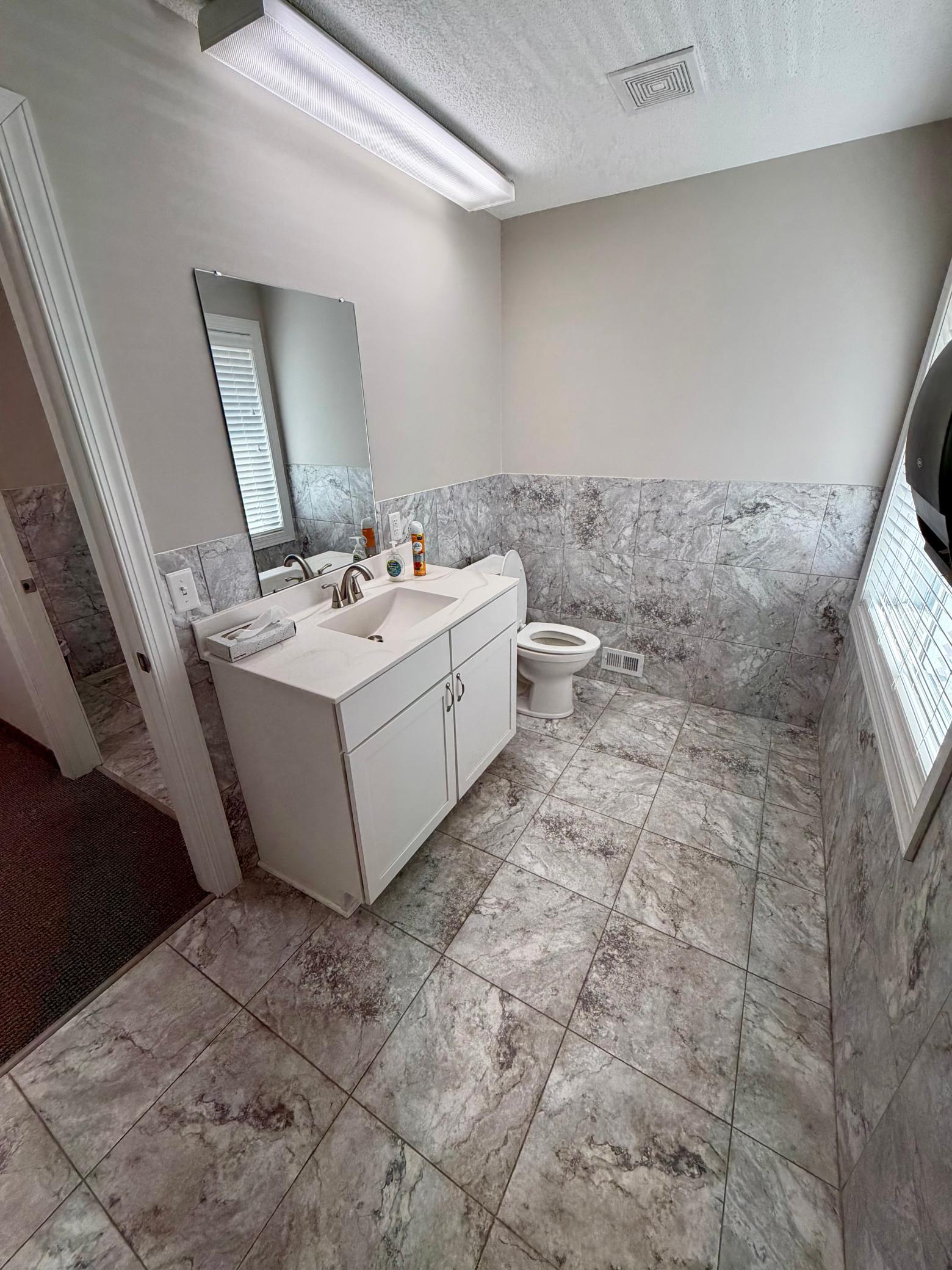 Unit A - Shared Bathrooms