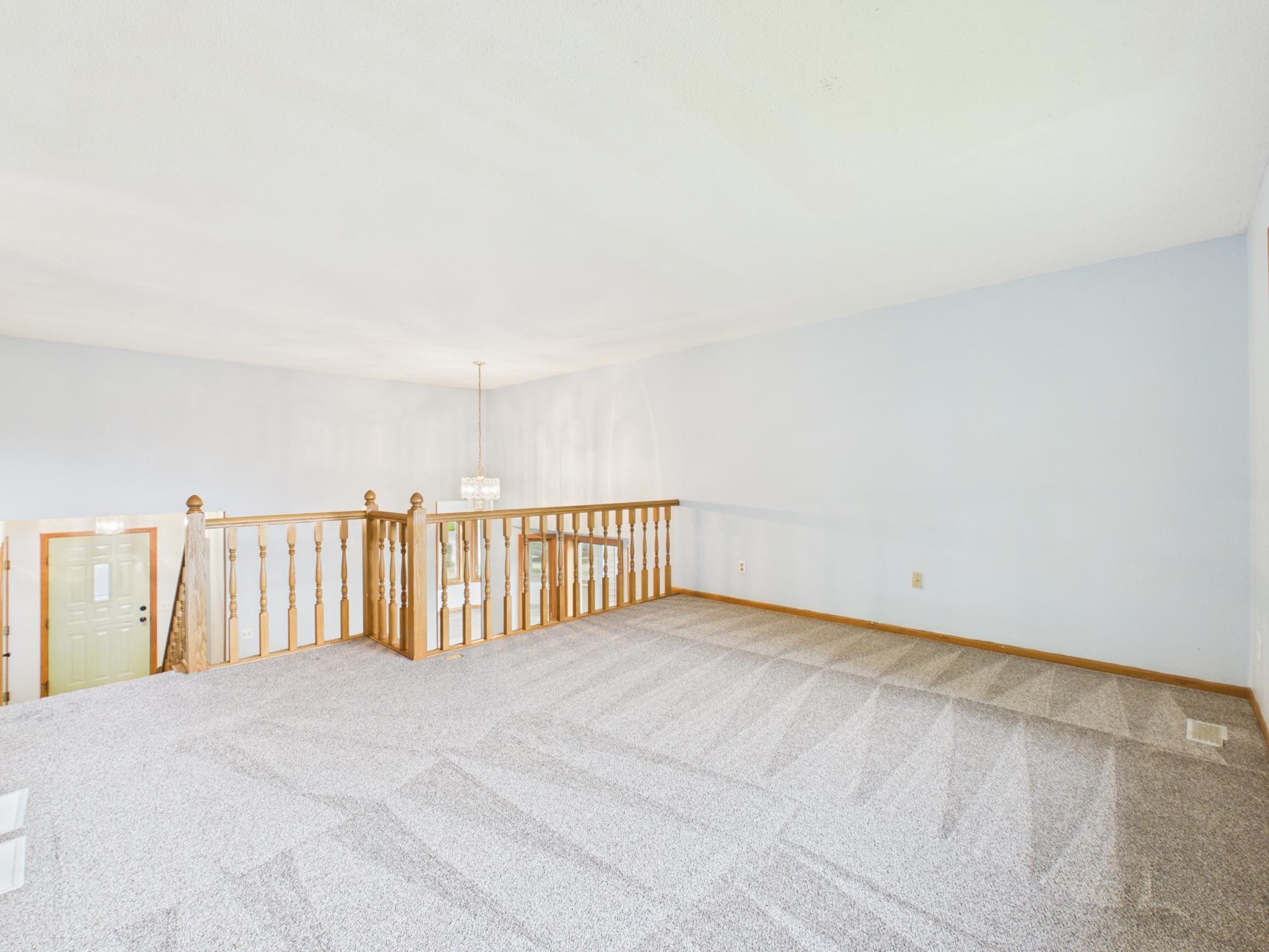 Upper level living room
