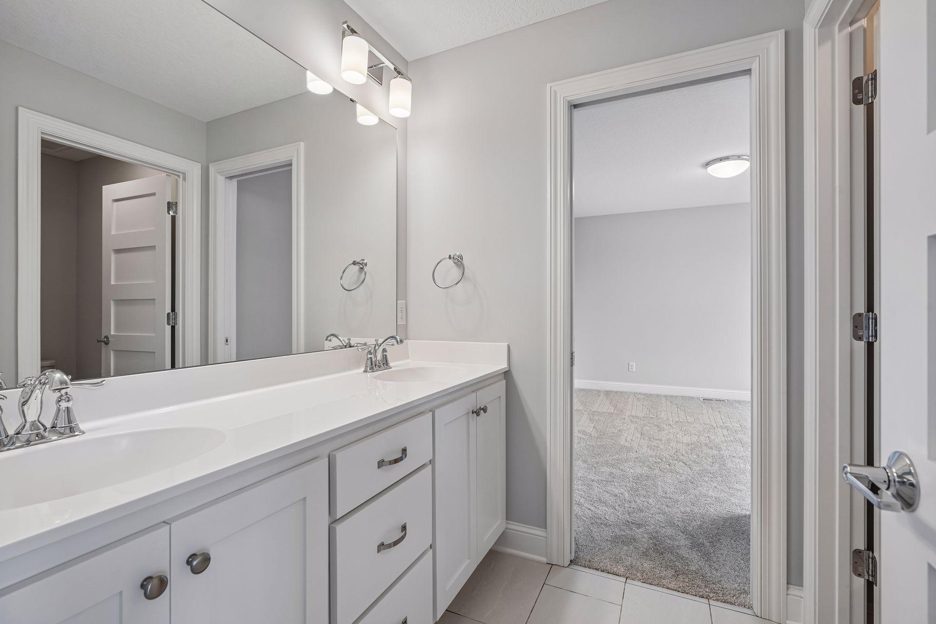 Jack-and-Jill bathroom.