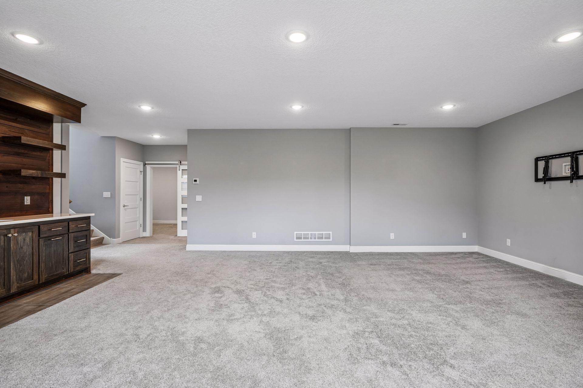 Spacious lower level!