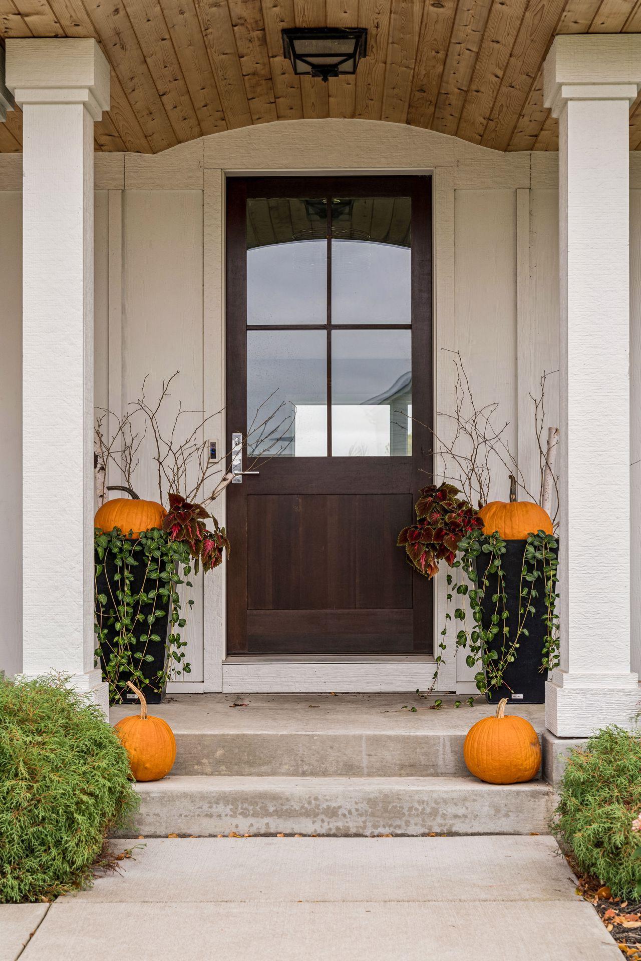 An inviting front entry that sets the tone for the beautifully designed home within.