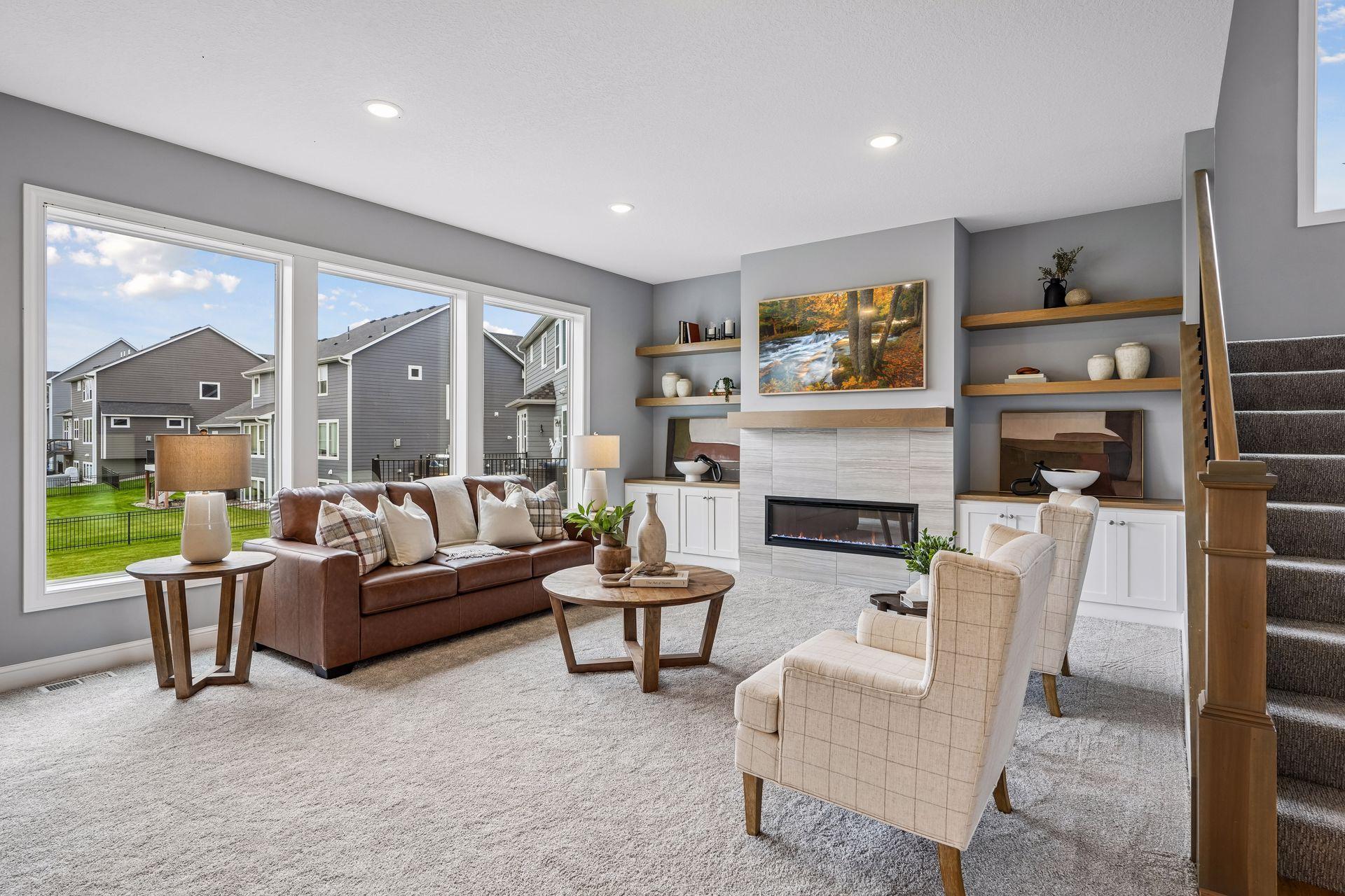 Southern exposure and expansive windows fill the open-concept main level!