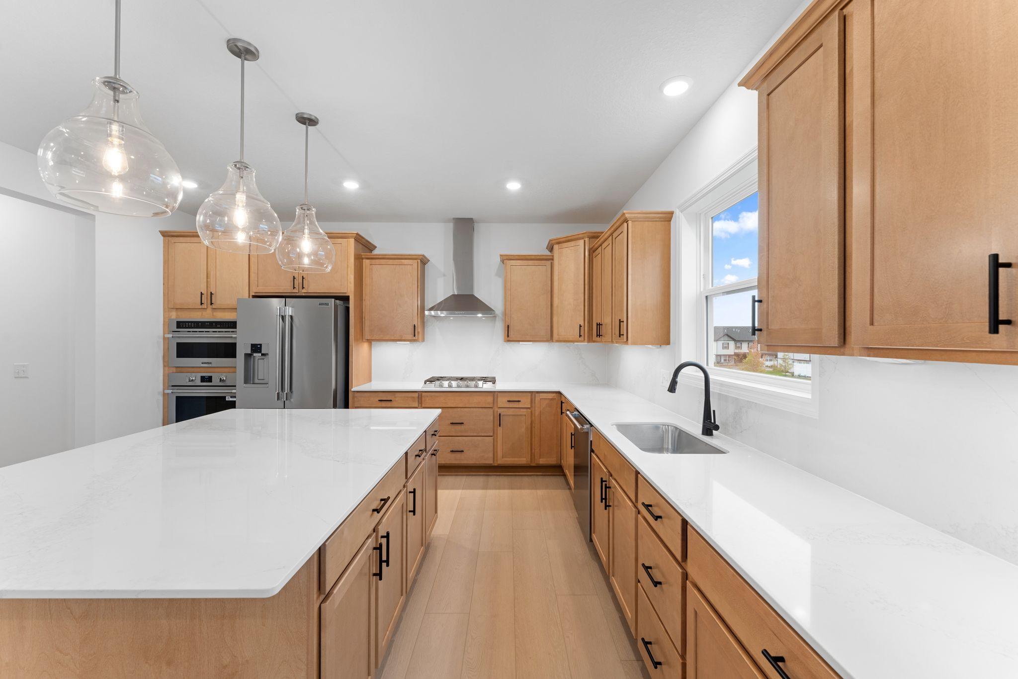 (All the following photos are of a similar home, actual finishes may vary.)