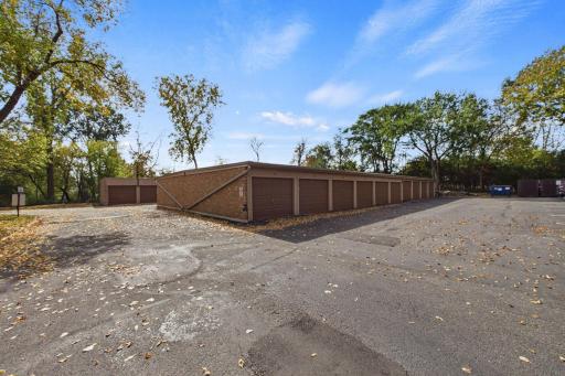 Enjoy the convenience of a private, enclosed garage stall (#23) providing protected parking and additional storage possibilities.