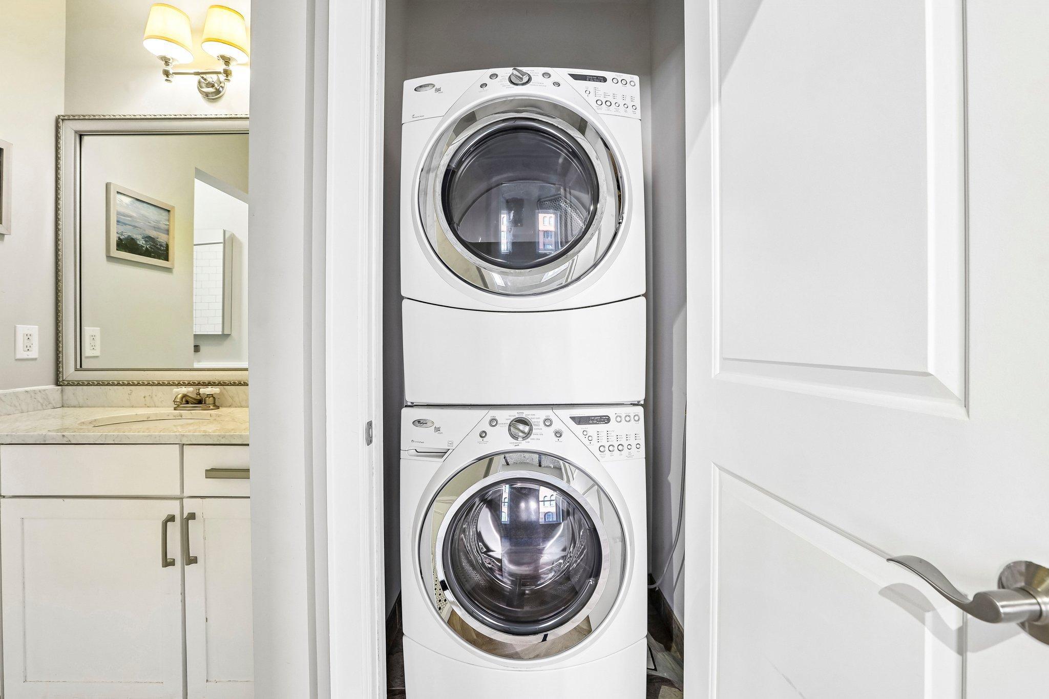 In unit laundry