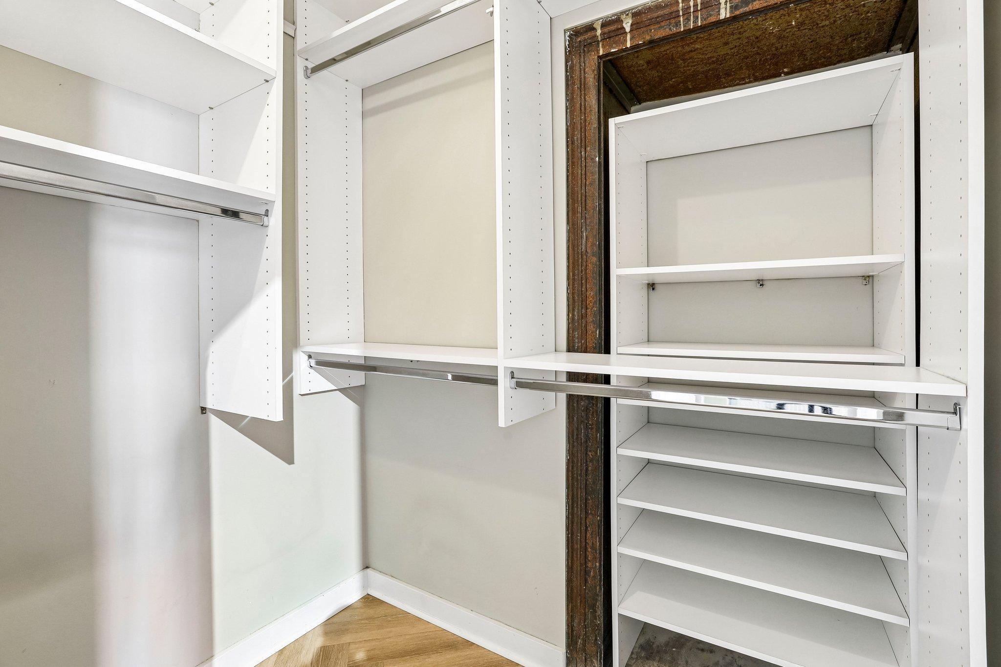 Primary bedroom closet