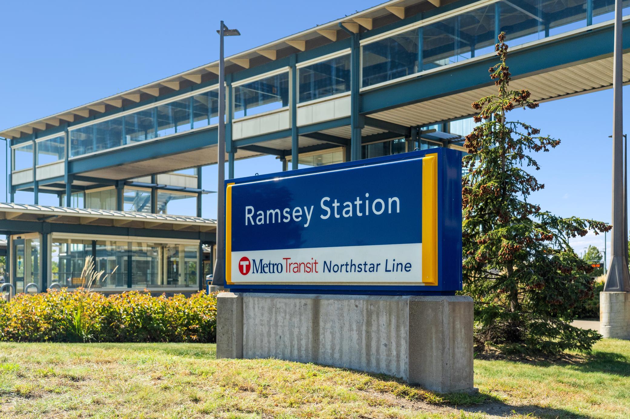 Ramsey Station makes for an easy low stress commute with regular bus service to downtown Minneapolis.