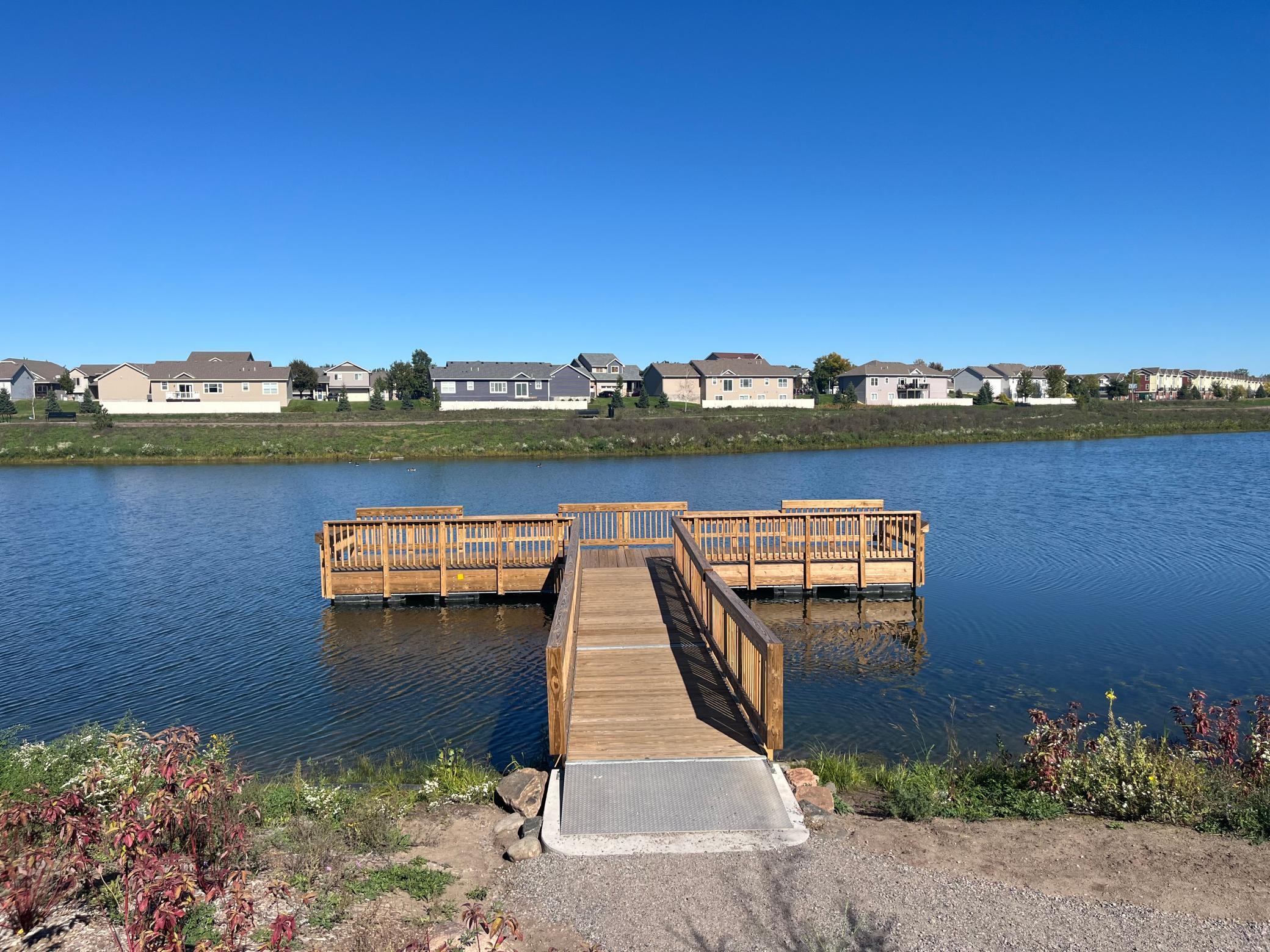 Fishing is such a great activity to have within walking distance to home.