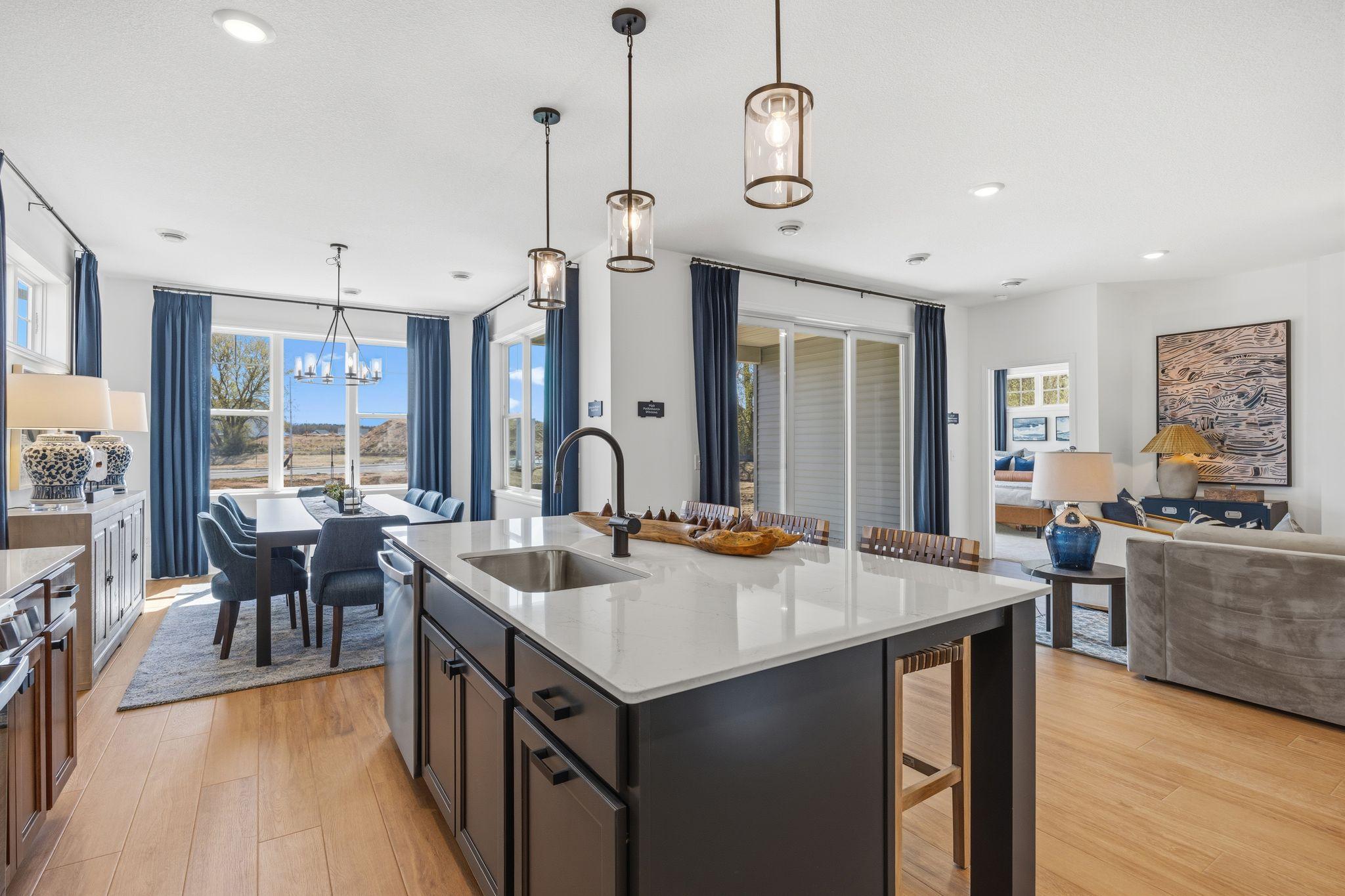 Kitchen and Dining Area - Picture of Model Home