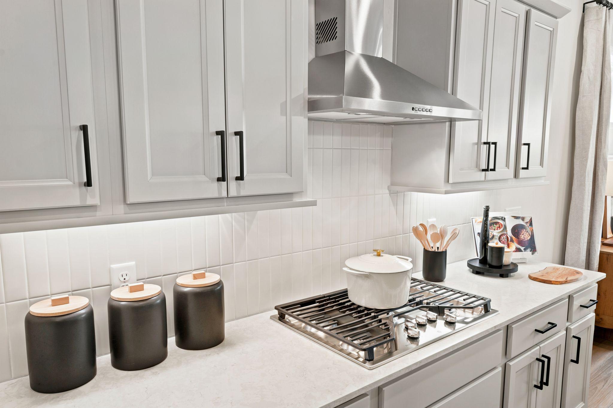The Lifestyle Kitchen - built-in appliances. *Photo of model home- design and structural options may vary.