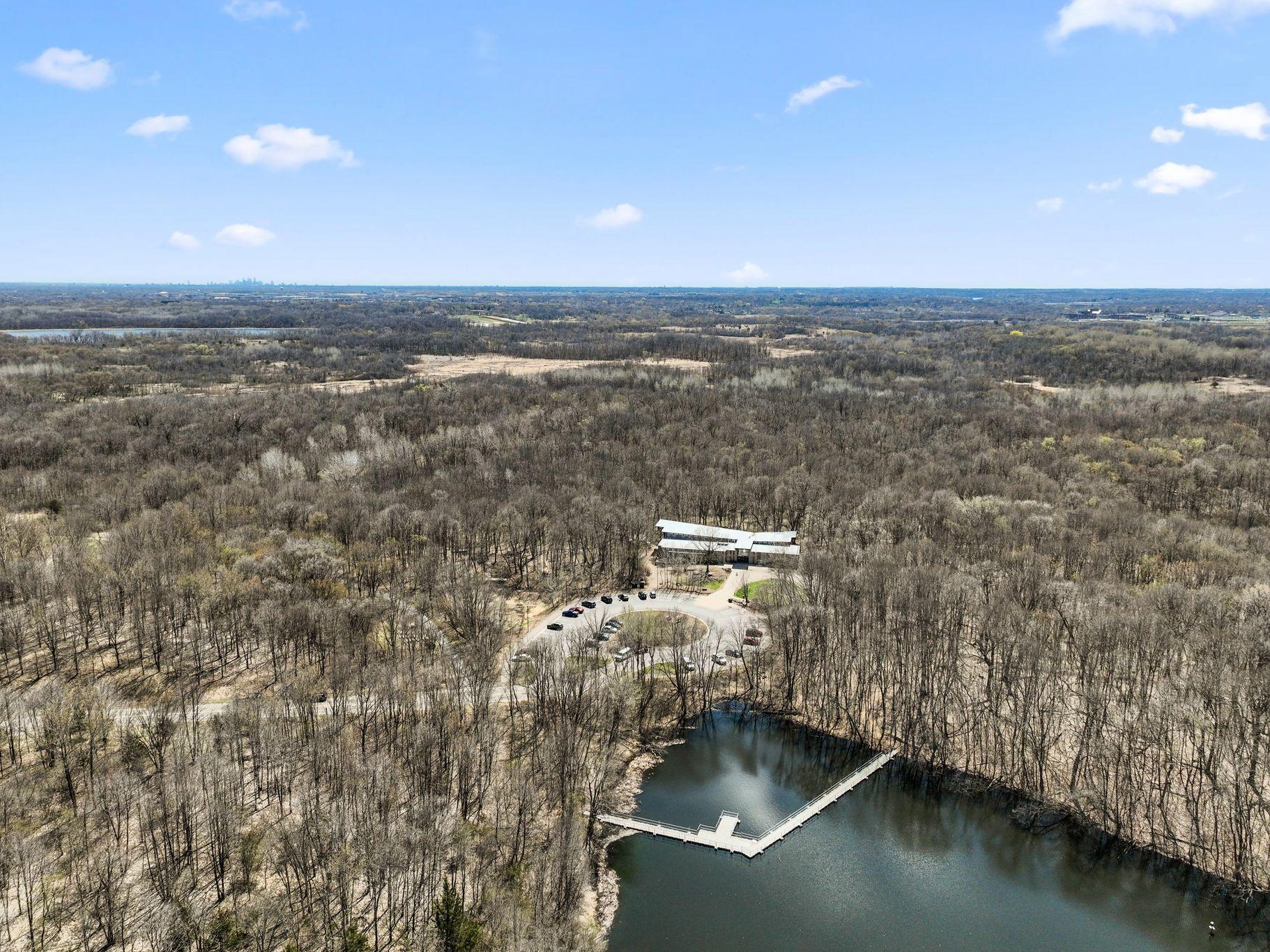 A few minutes drive to the Eastman Nature Center in Elm Creek Park! Enjoy the peaceful trails and being surrounded by nature on your own nature trail walk.