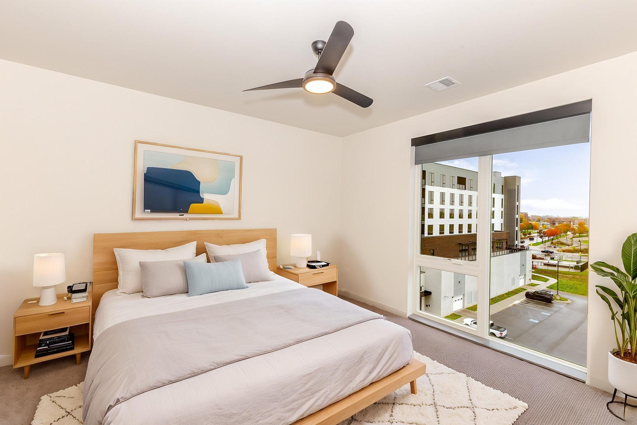 Primary Bedroom virtually staged