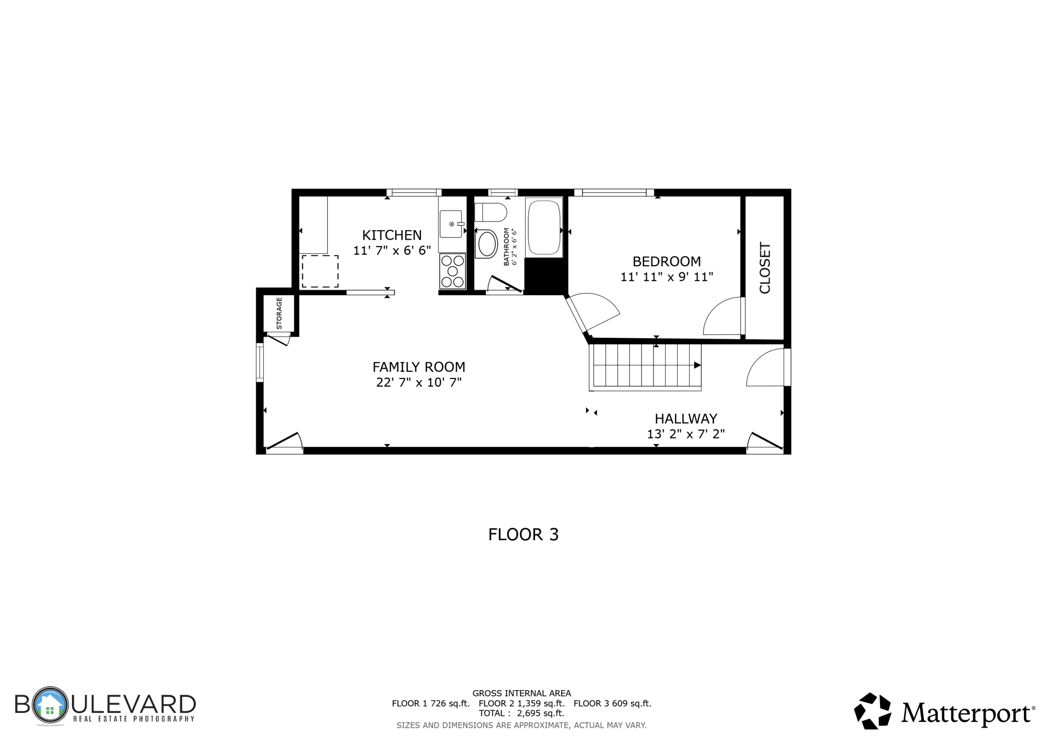 Upper Level Floor Plan