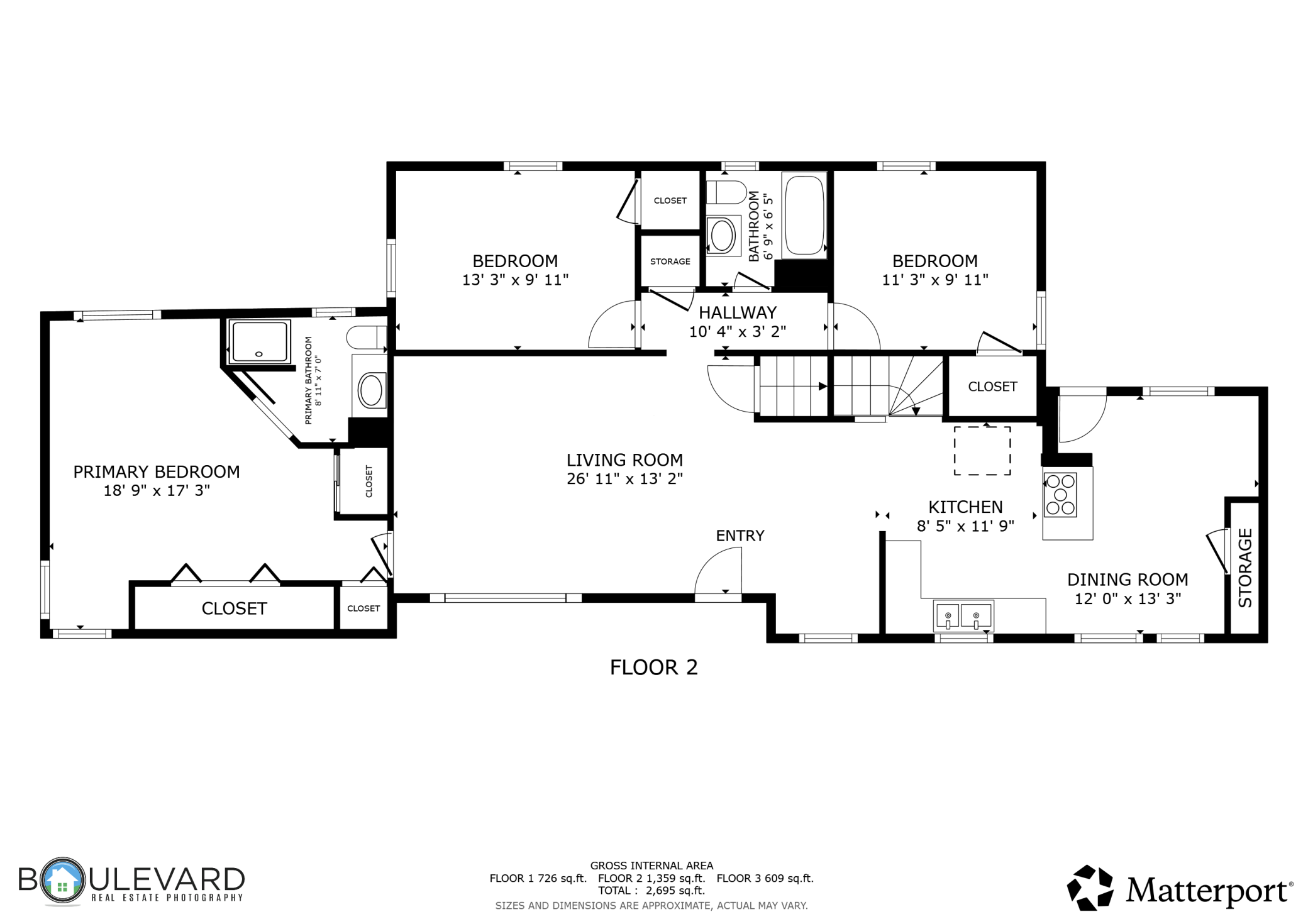 Main Level Floor Plan