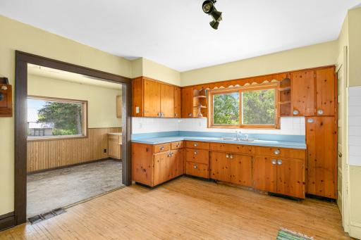 16x13 kitchen with window over the sink for extra natural lighting.