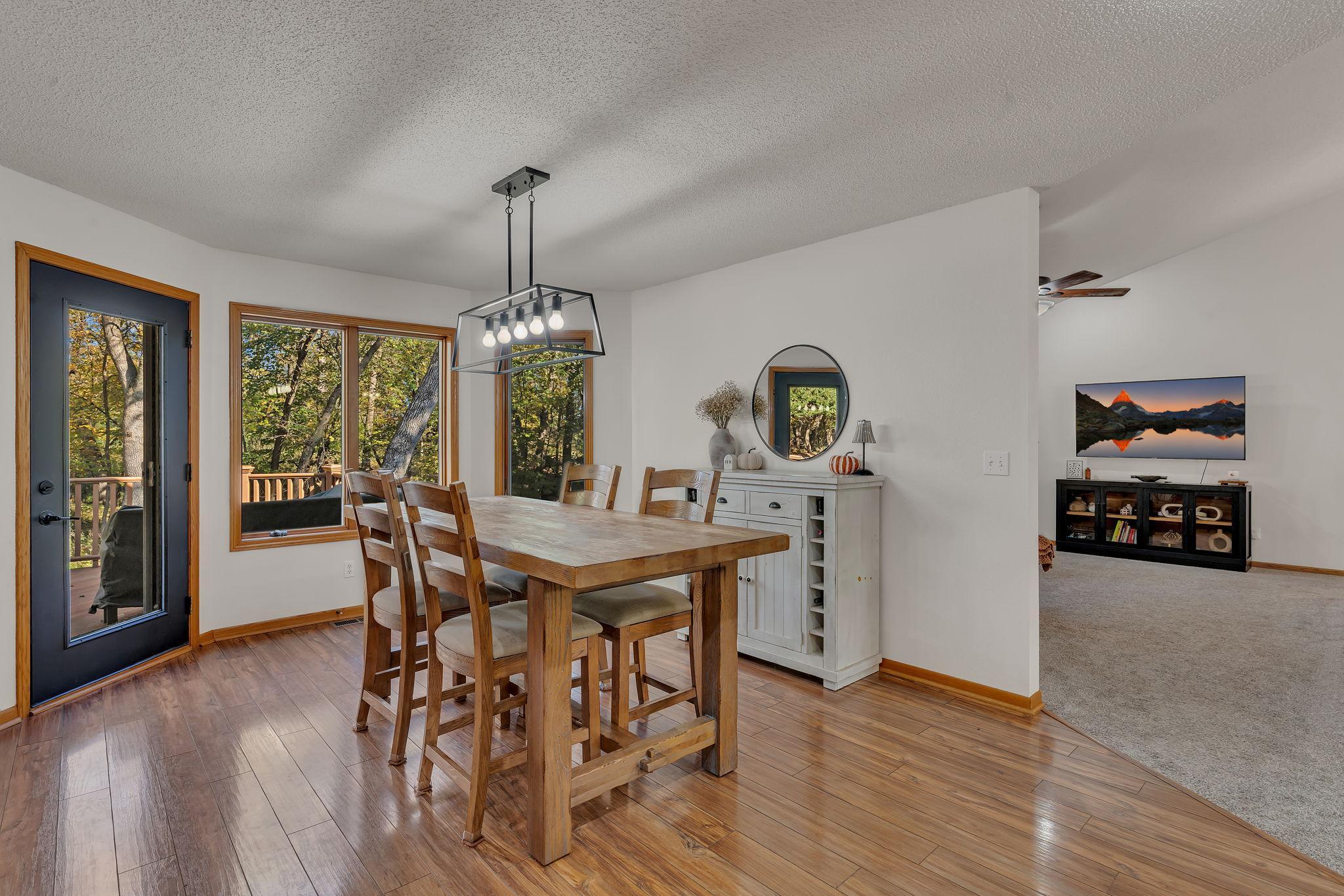 Main level dining area!