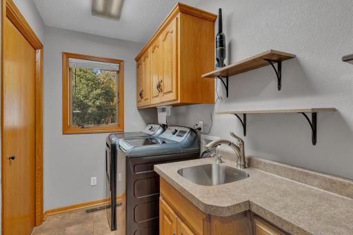 Main level laundry room!