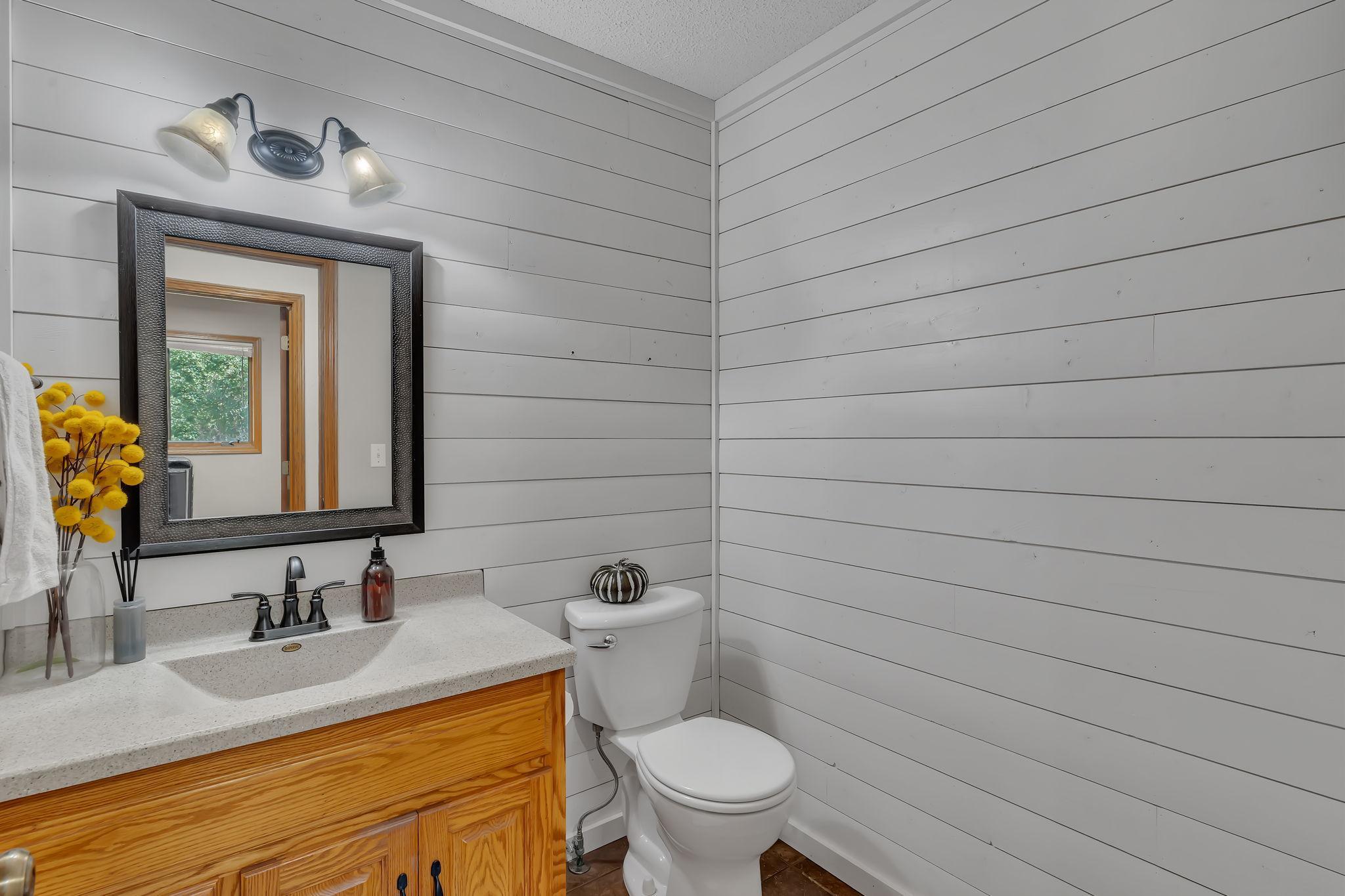 Main level half bath!