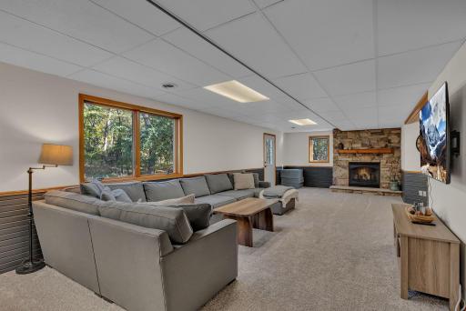 Lower level walk-out family room!