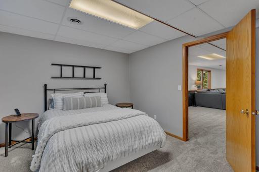 Lower level fourth bedroom!