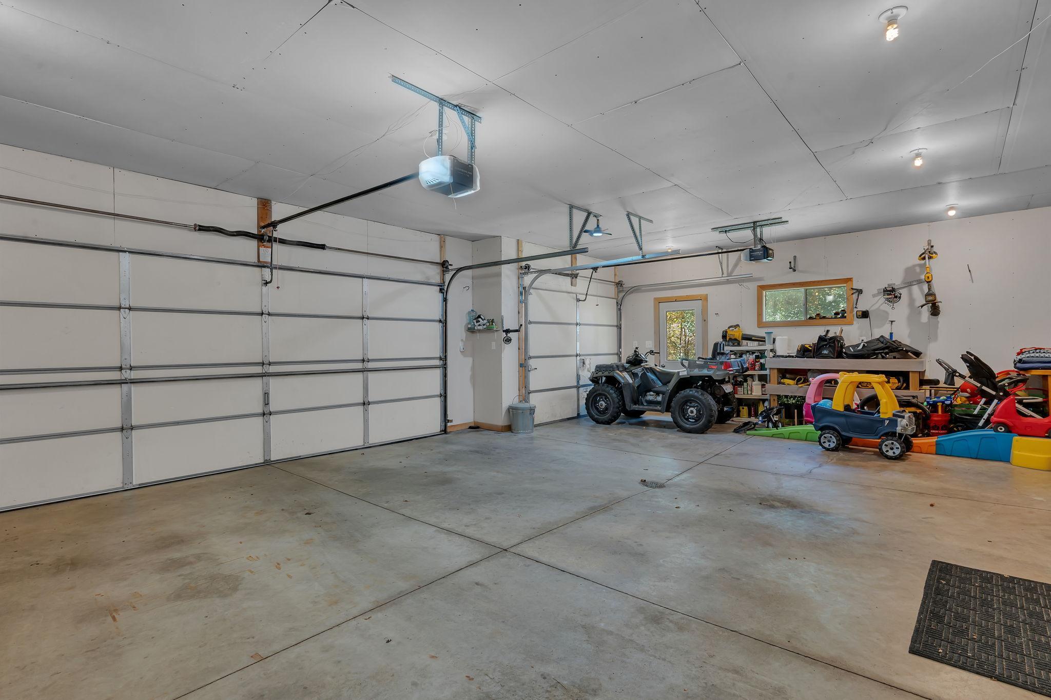 Finished 3-car garage!
