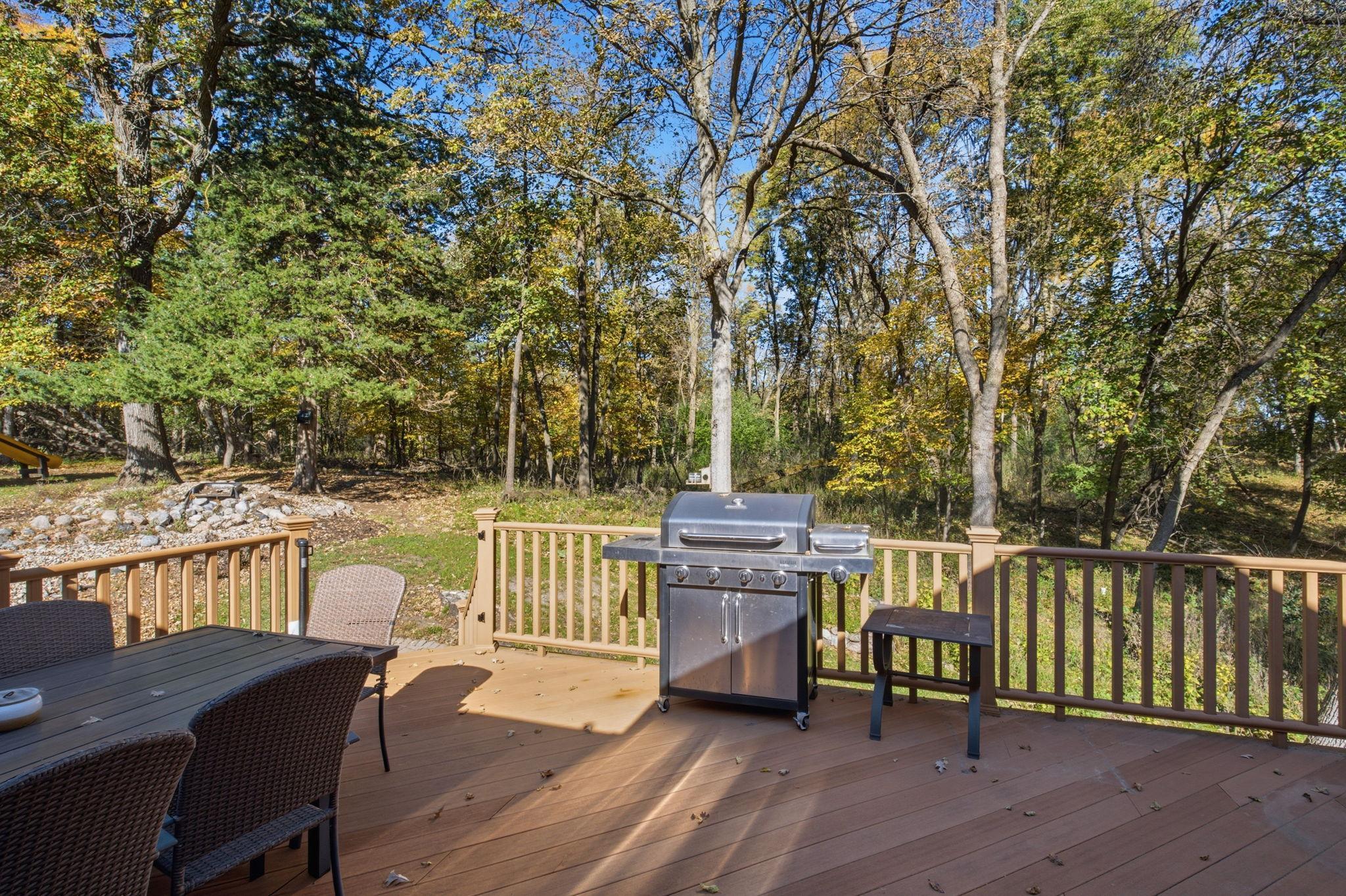 Deck off of main level dining room!
