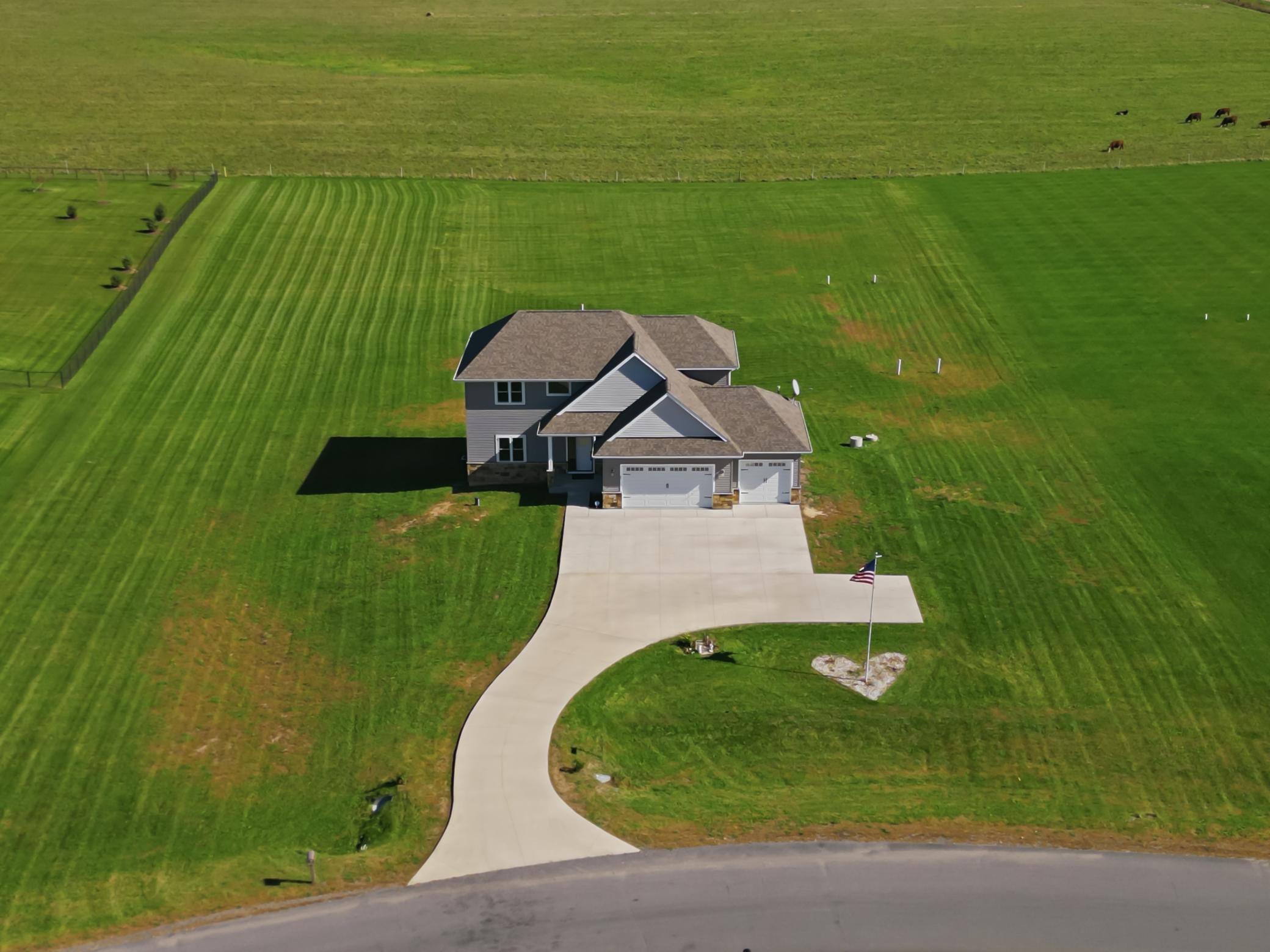 Aerial Photo Looking East