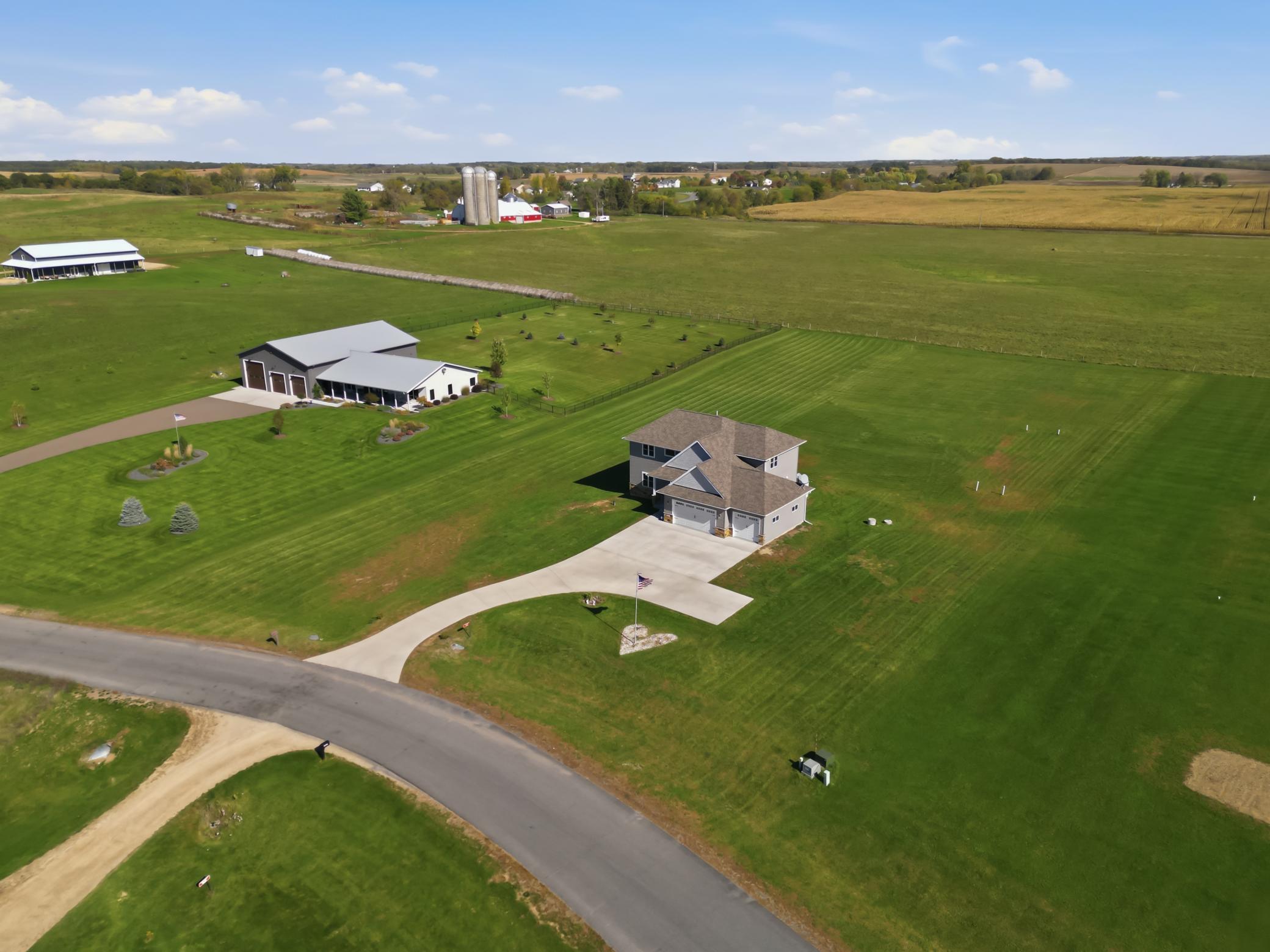 Aerial Photo Looking North-East