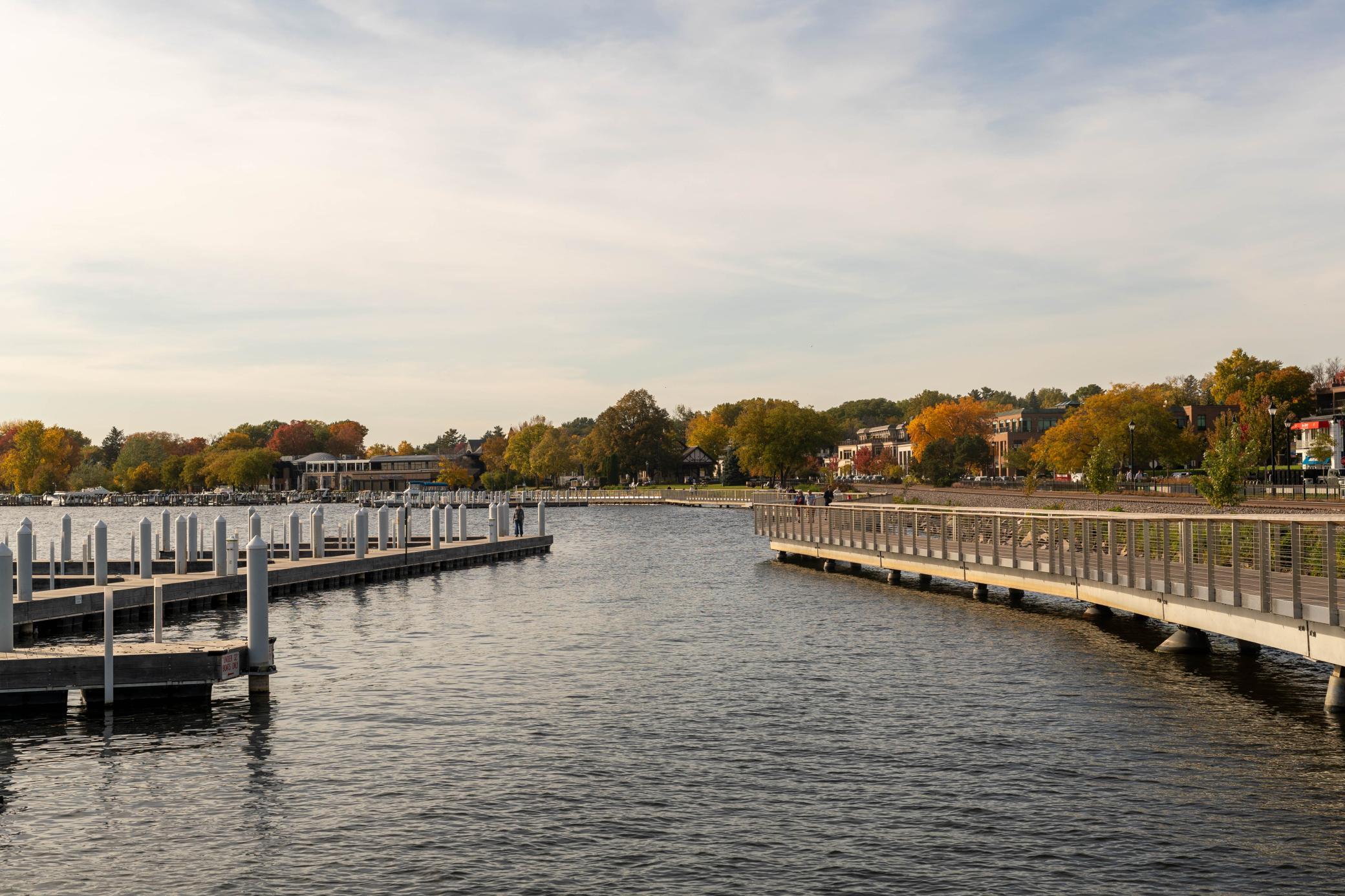 Wayzata Bay docks