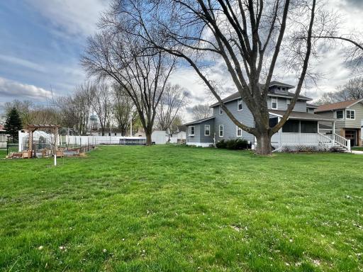 Double Lot in town! Extra outdoor space for Gardening, Basketball Hoop and Concrete Slab - for a pool or Play area for kids.