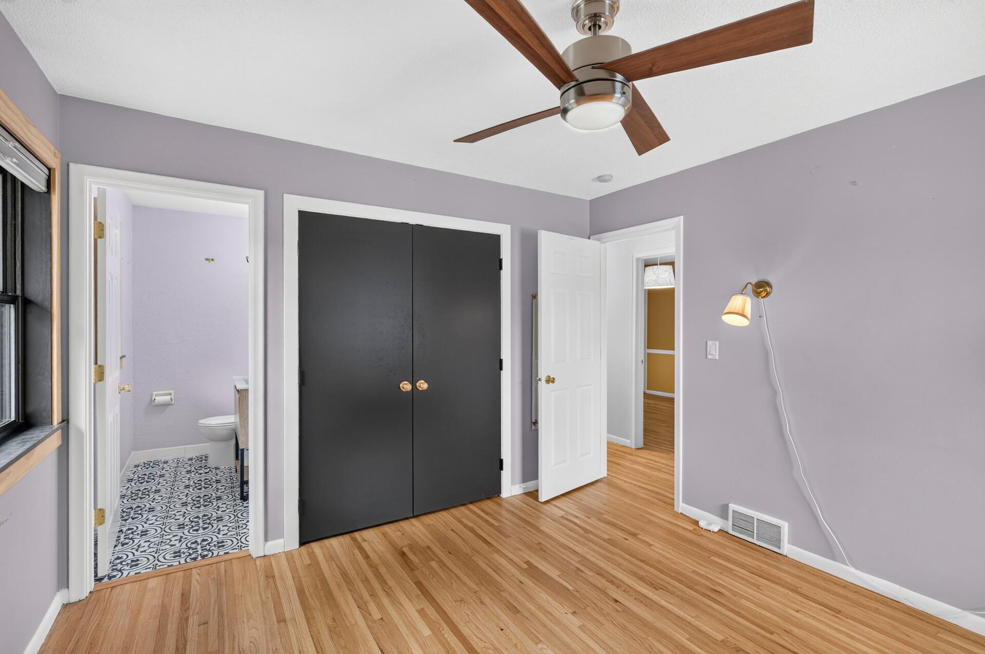Primary bedroom with en suite bathroom