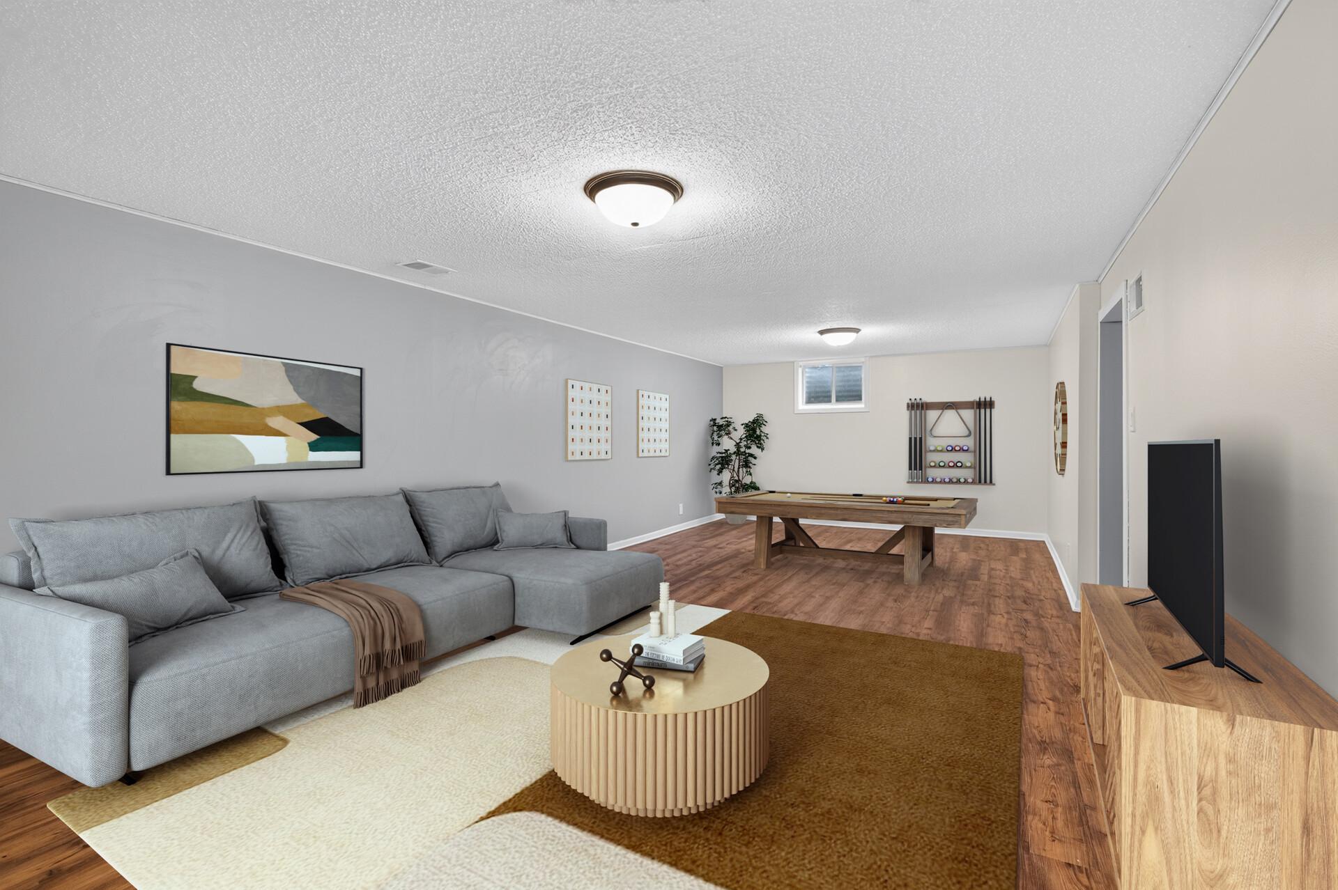Lower level Family Room