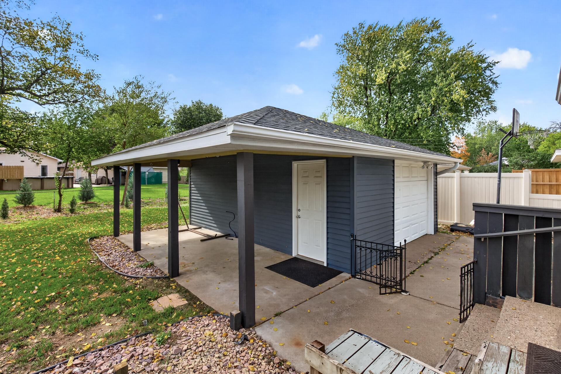 Covered patio