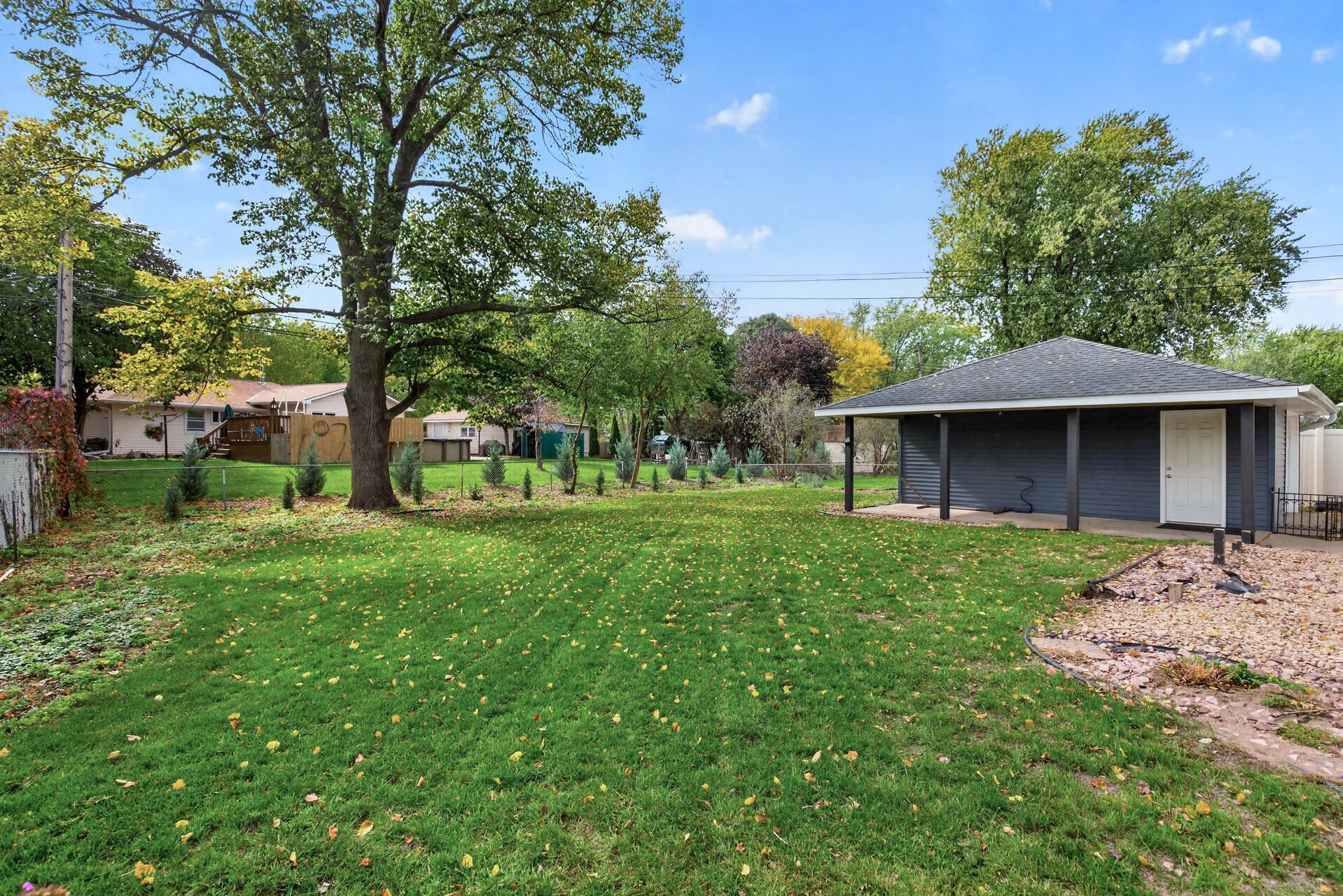 Huge fenced in yard.