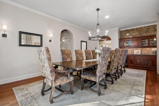 Including a built in bar for drinks or quick access to appetizers
