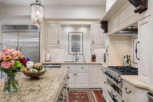 Chefs Kitchen appliances and granite countertops