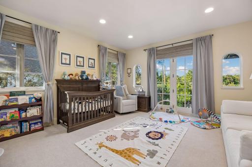 Bedroom #3 which can also be used as a flex space for a gym or hobby room due to its size