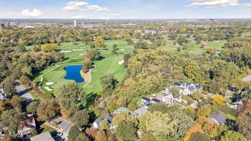 Located on the corner of holes 6 & 7 of the Minikahda Golf Course