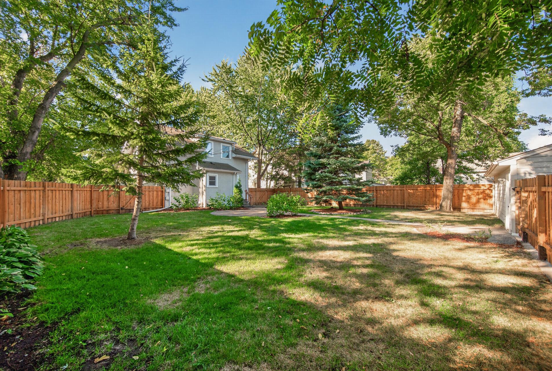 Spacious, Private Backyard