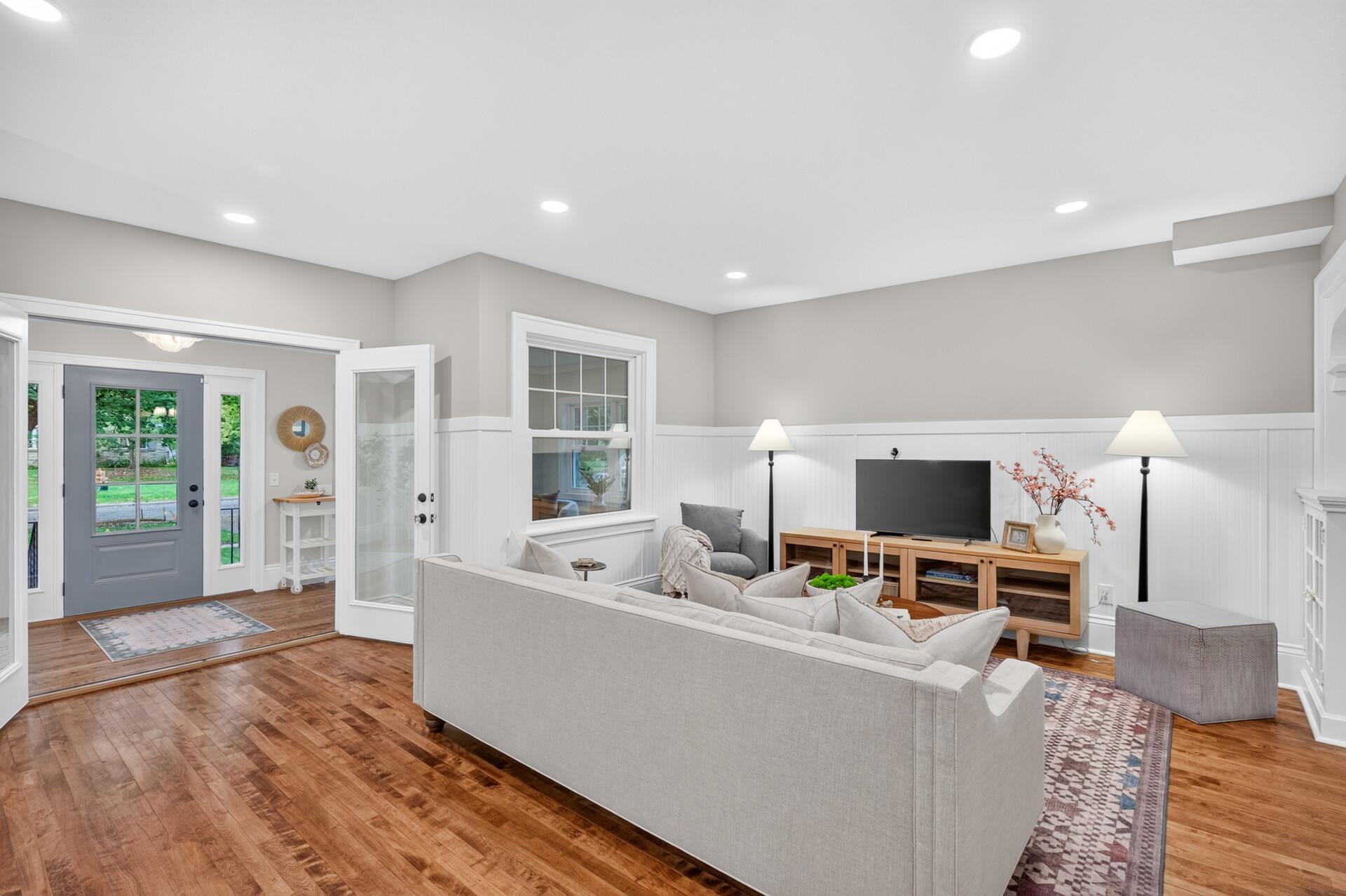 Refinished Hardwood Floors